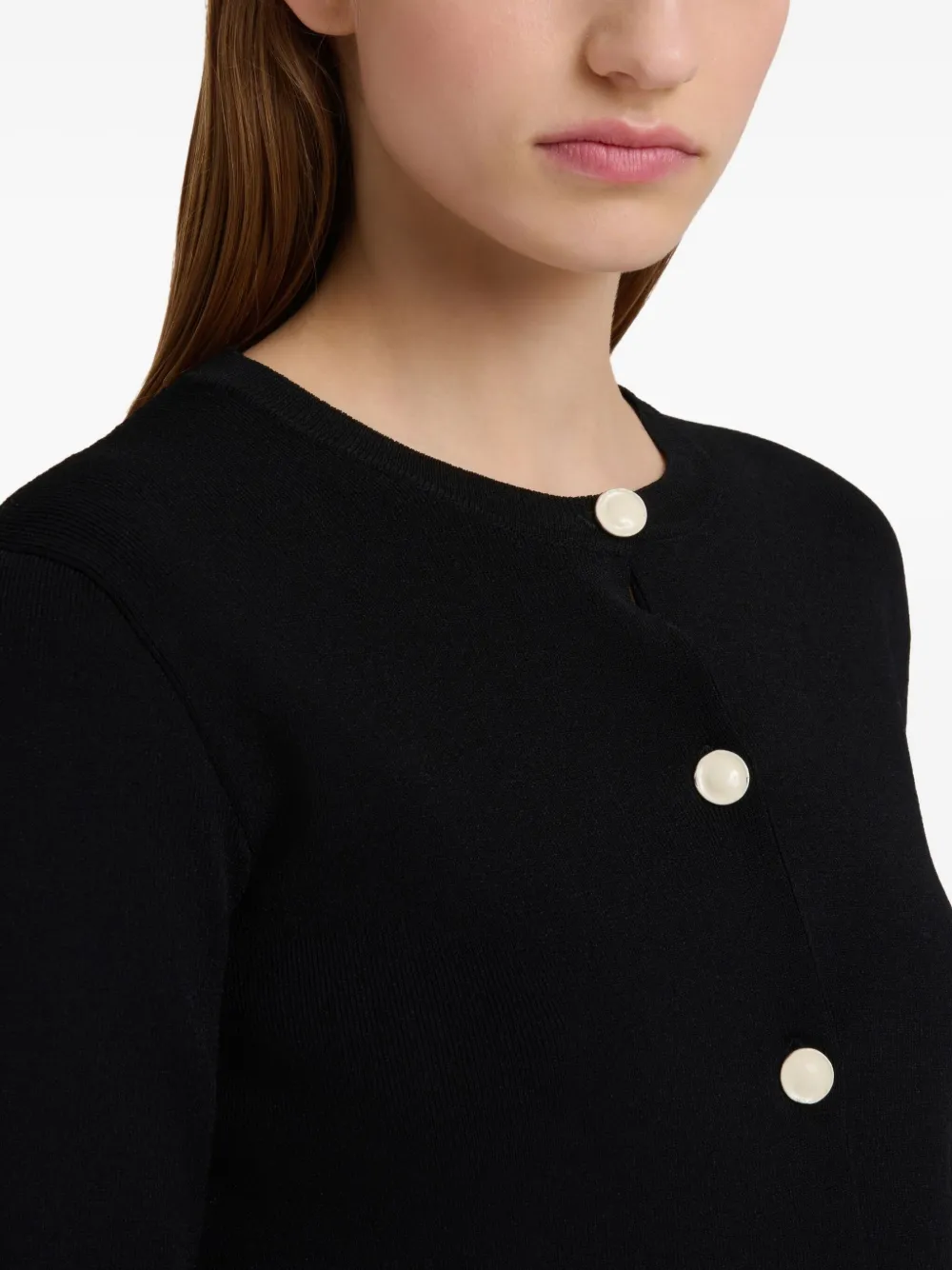 Marni Vest met lange mouwen en knopen Zwart