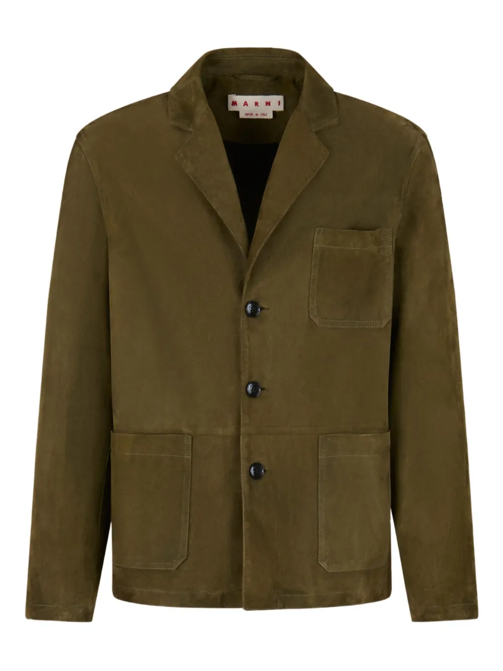 Marni blazer texturizado con doble bolsillo | verde | Image 1