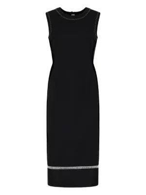Versace Cut-out Midi Dress - Black