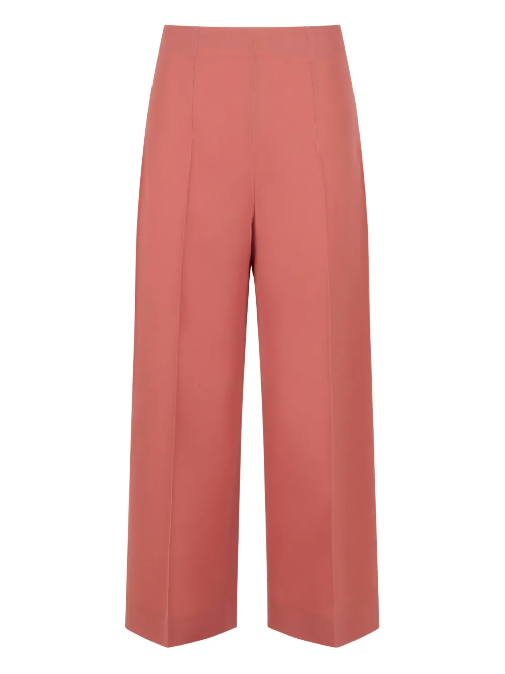 Marni High waist pantalon van scheerwol Roze