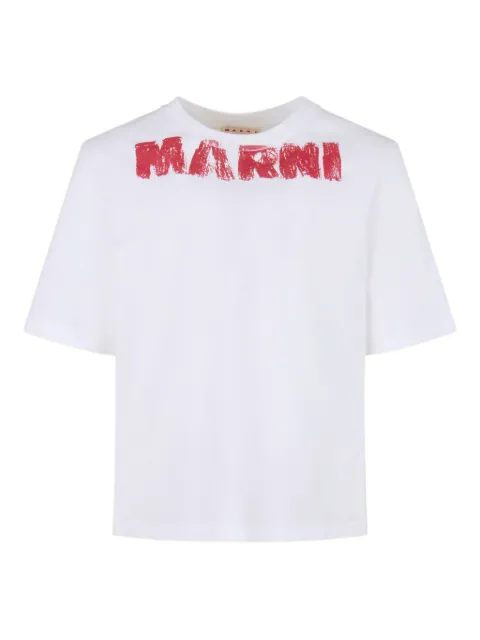 Marni logo-embroidered T-shirt