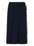Marni pleated midi skirt - Blue