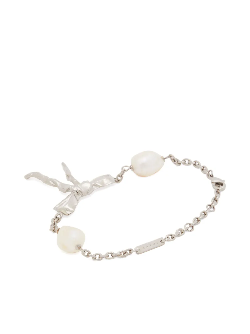 Marni Bow-detail Bracelet In Gold