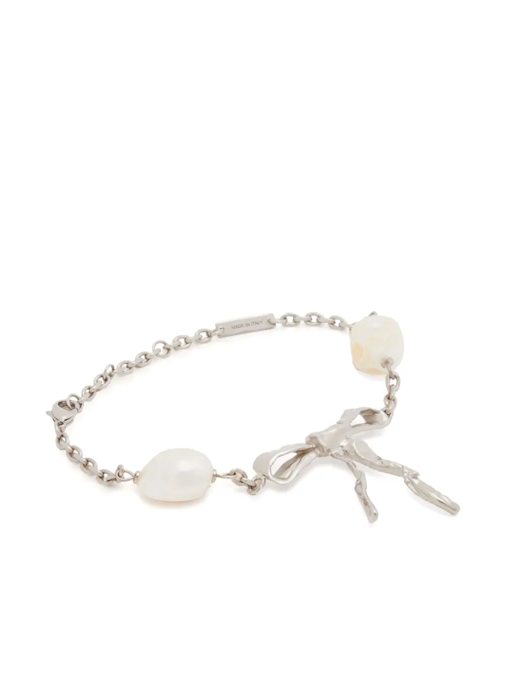Marni bow-detail bracelet - Zilver