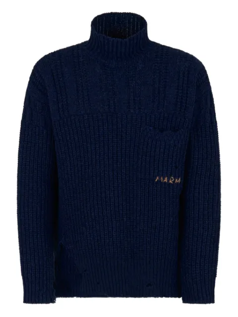 Marni ribbed turtleneck sweater