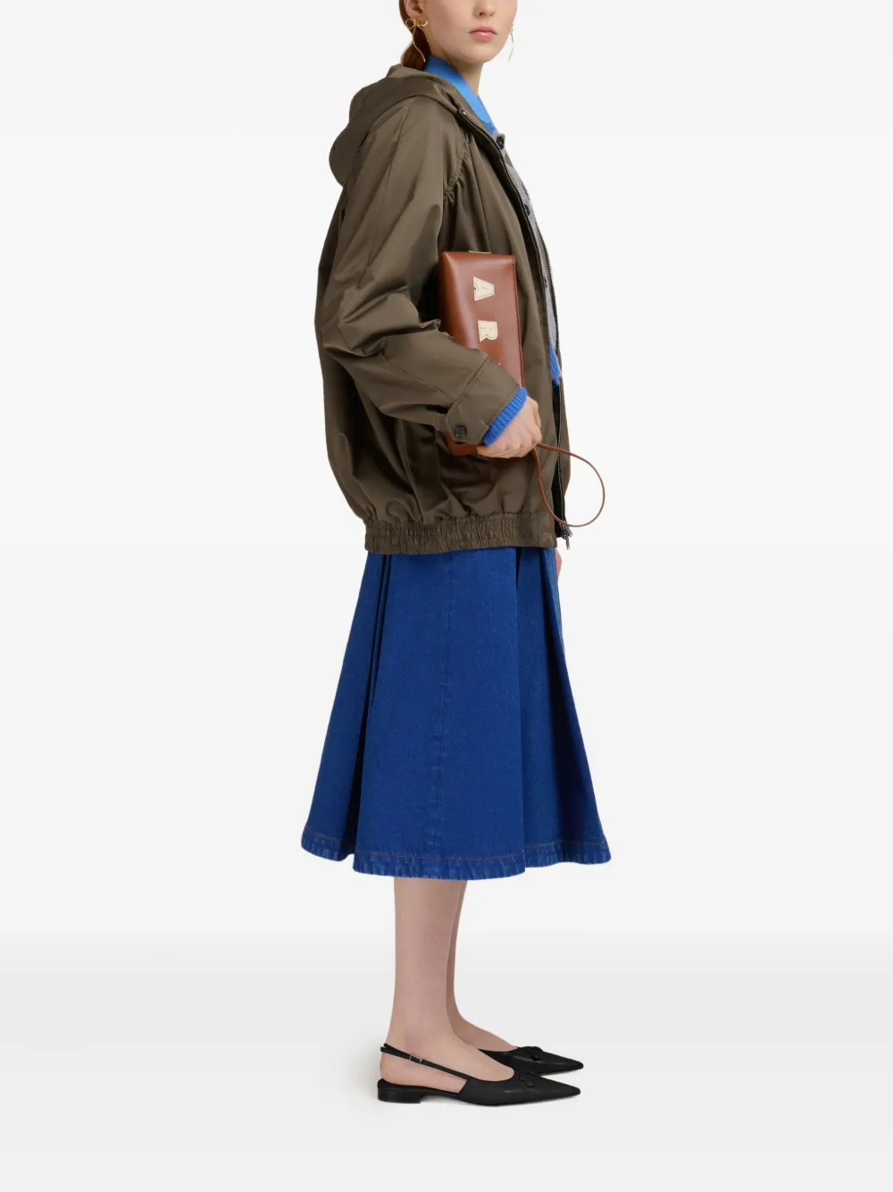 Marni Jack met capuchon Bruin