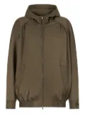 Marni hooded zip-up jacket - Brown