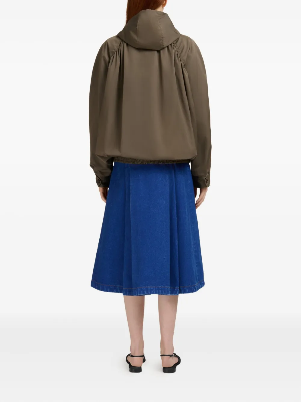 Marni Jack met capuchon Bruin