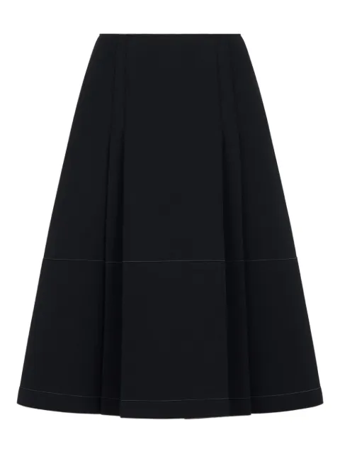 Marni pleated midi skirt