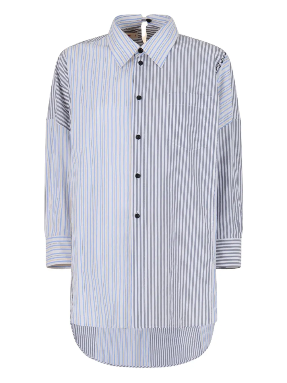 Marni camisa con rayas estampadas | gris | Image 1