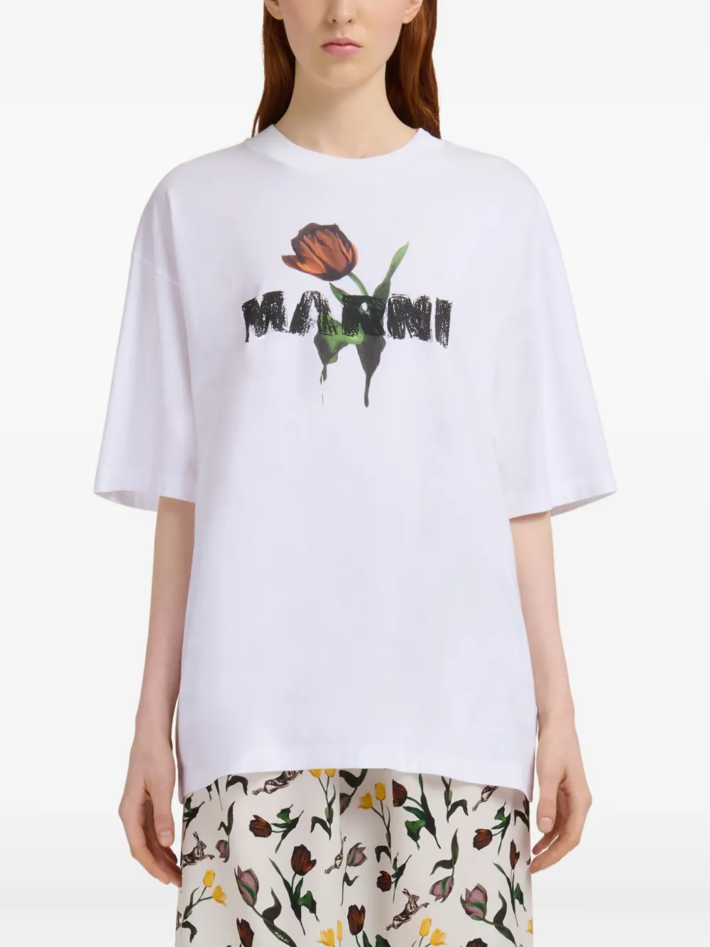 Marni playera con estampado floral | Playeras y jerséis | Image 2