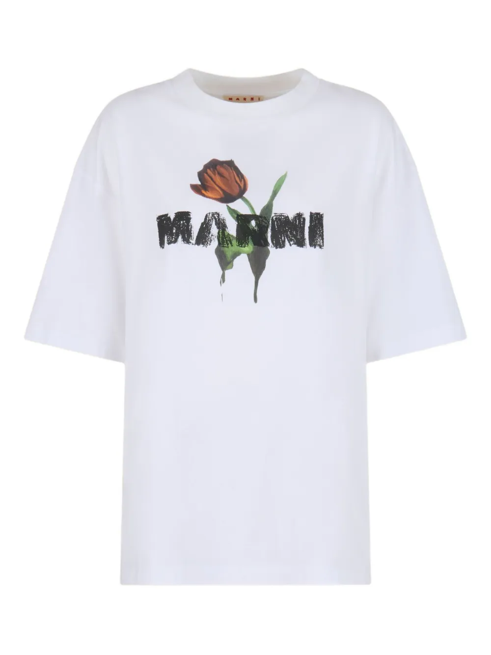 Marni playera con estampado floral | blanco | Image 1