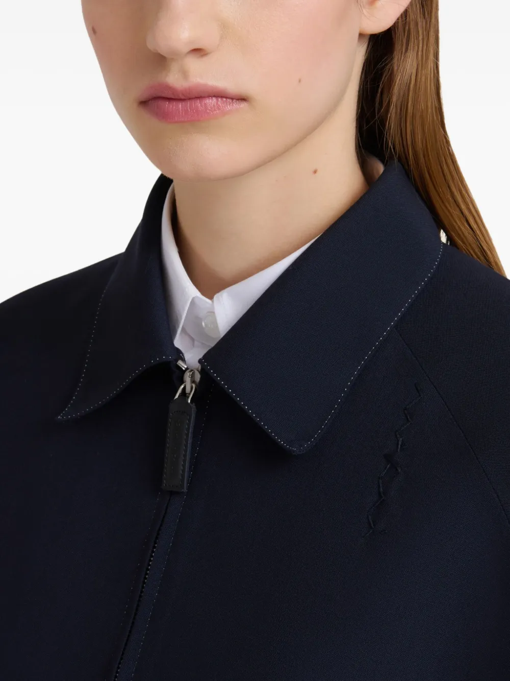 Marni Bomberjack met rits Blauw