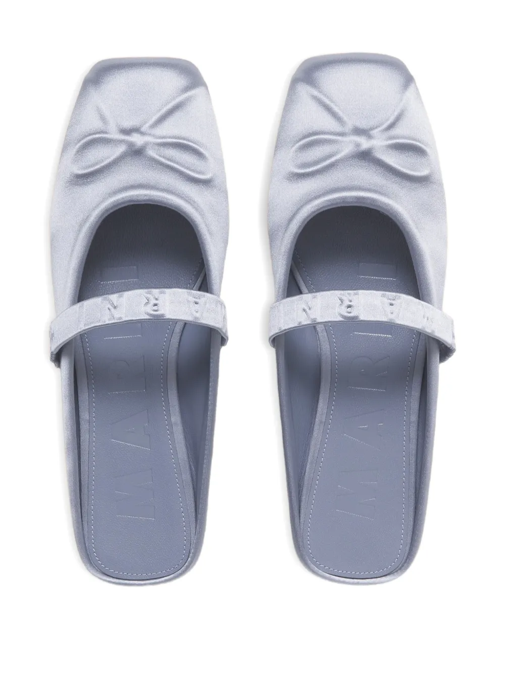 Marni satin ballet flats Purple