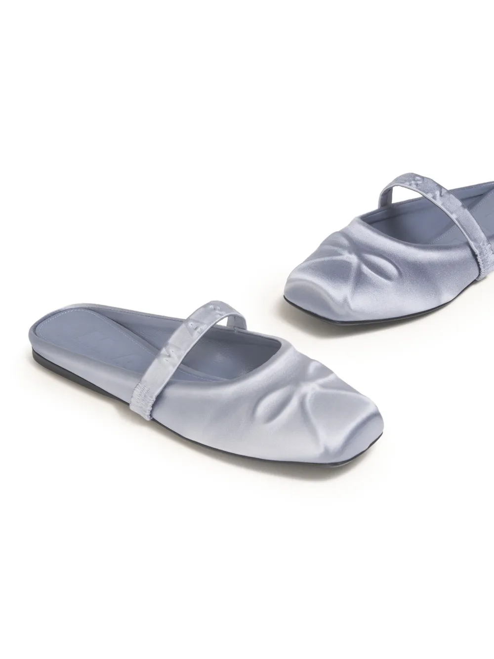 Marni satin ballet flats Purple
