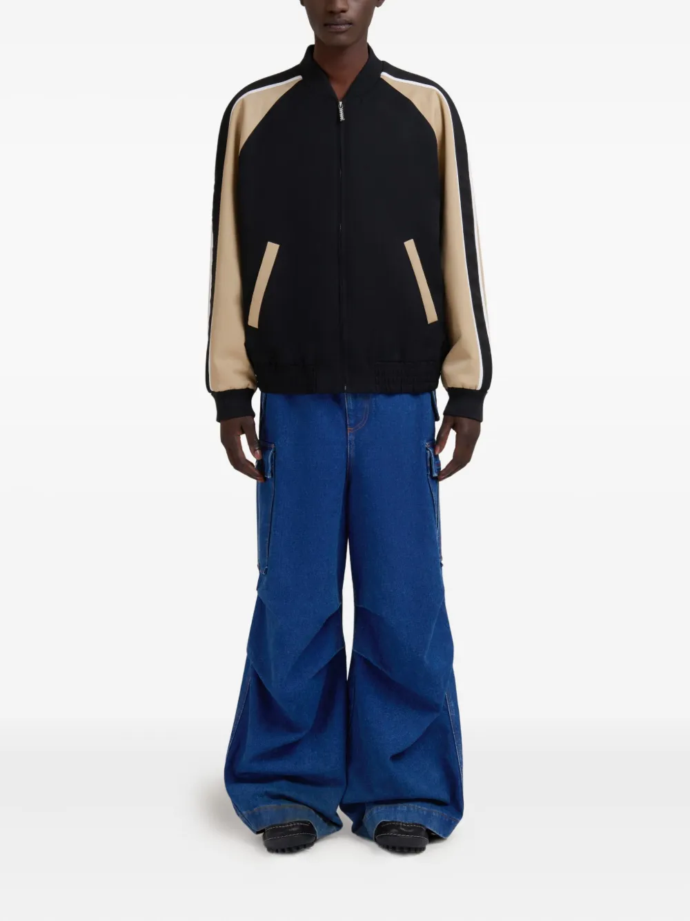 Marni panelled bomber jacket | Bomber Jackets | Image 2