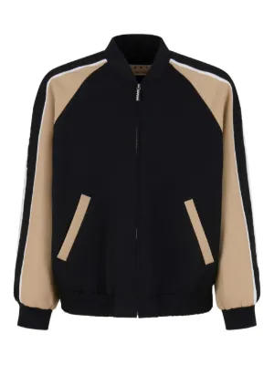 Marni カットアウト ボンバージャケット | ブラック | FARFETCH JP