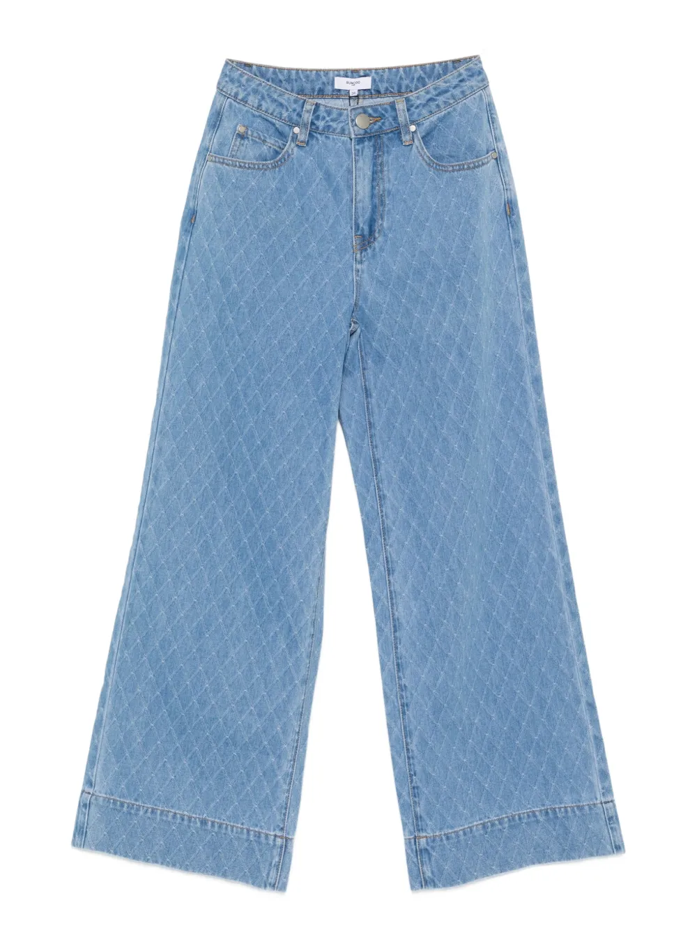 suncoo button-fastening wide-leg jeans | Blue | Image 1