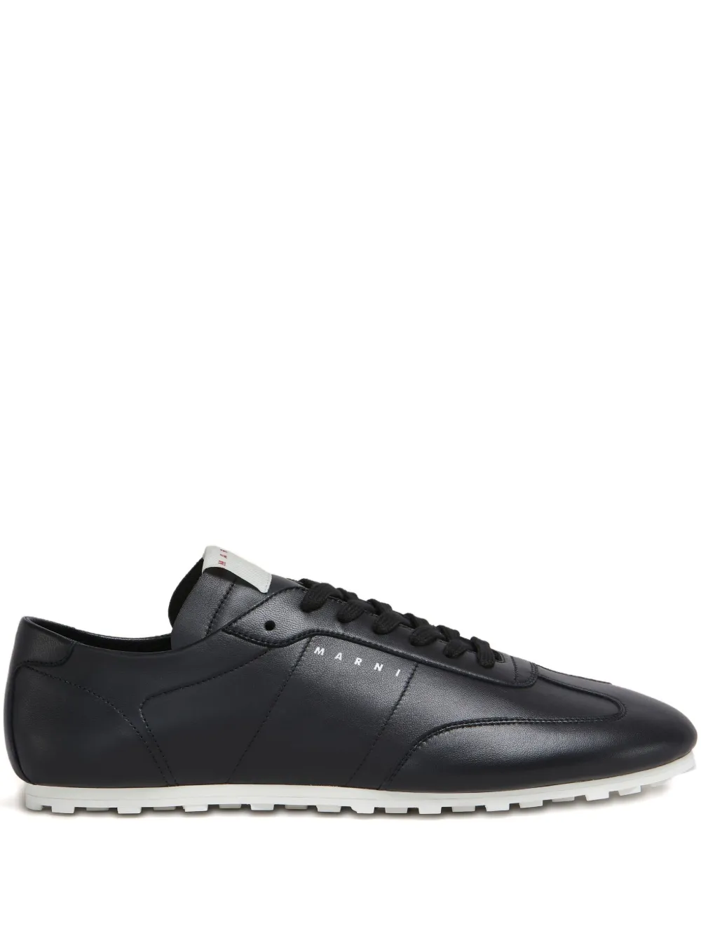 Marni leather sneakers Black