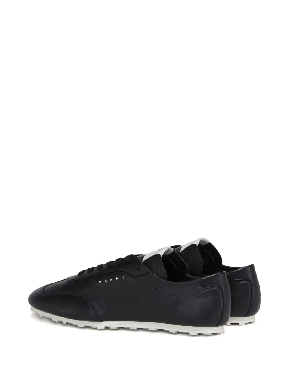 Marni leather sneakers Black