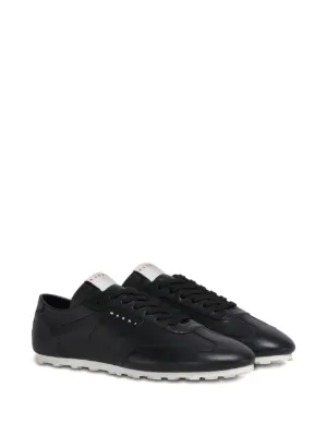 スニーカー Marni Calf Leather Sneakers With Rounded Toe 24589592_54670803_600.jpg