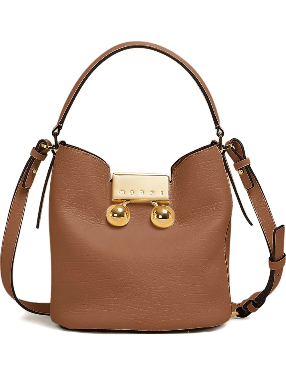 Marni Trunkaroo bucket-tas Bruin