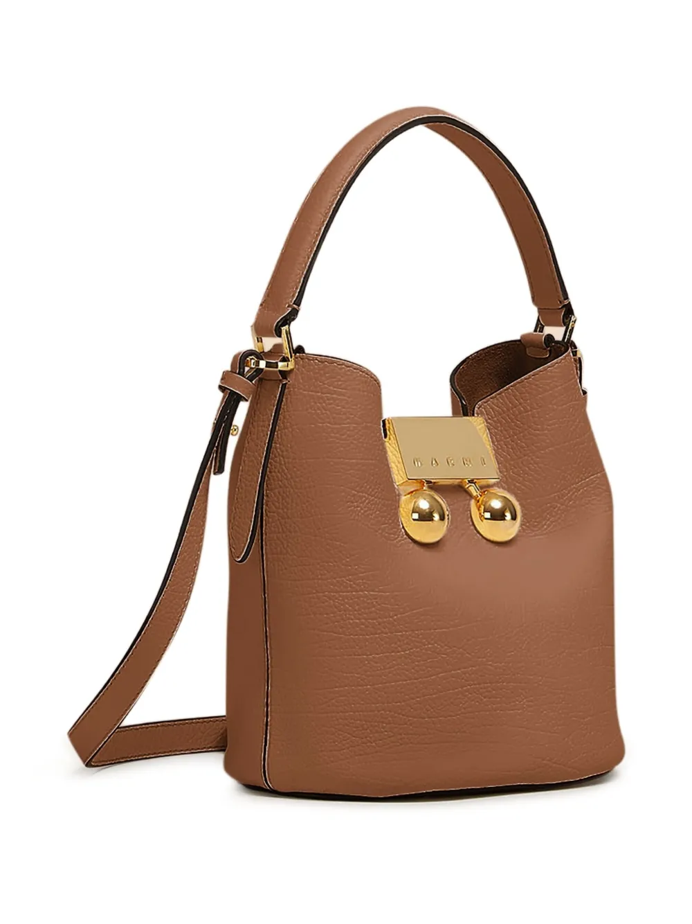 Marni Trunkaroo bucket-tas Bruin