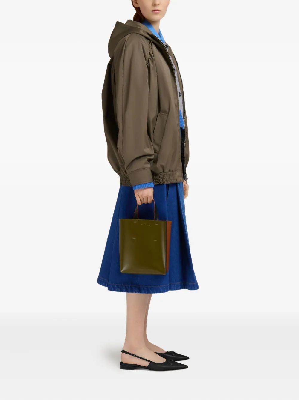 Marni colour-block leather tote bag | Image 2