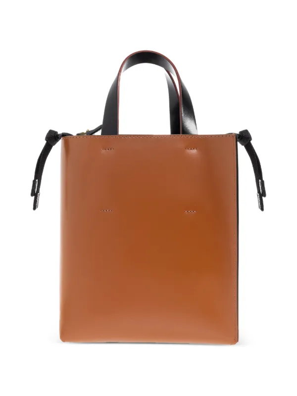 Marni カラーブロック レザーハンドバッグ | グリーン | FARFETCH JP