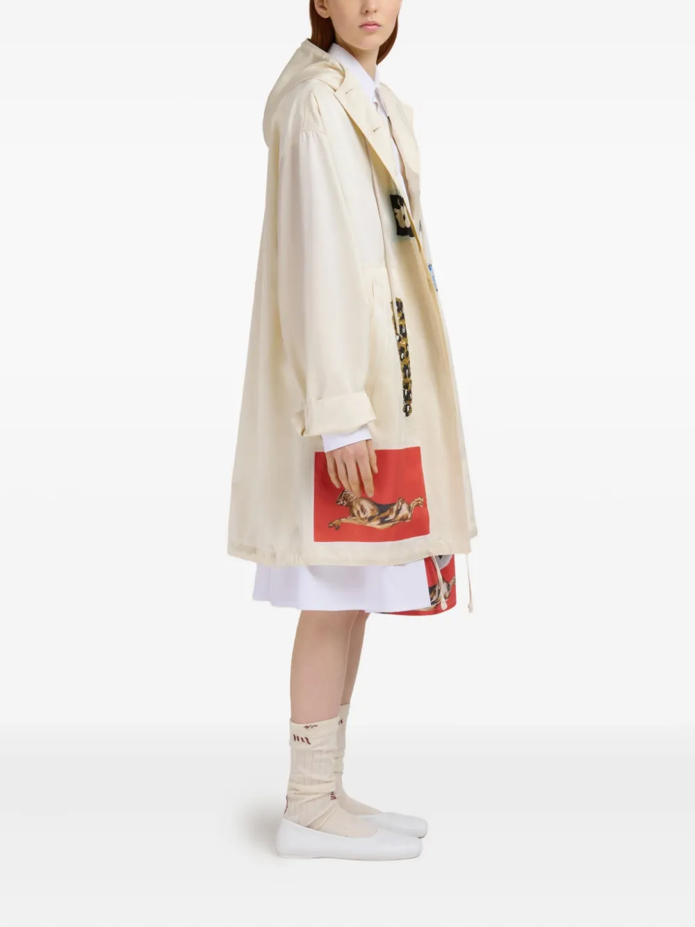 Marni Shirt met grafische print 00W01 WHITE