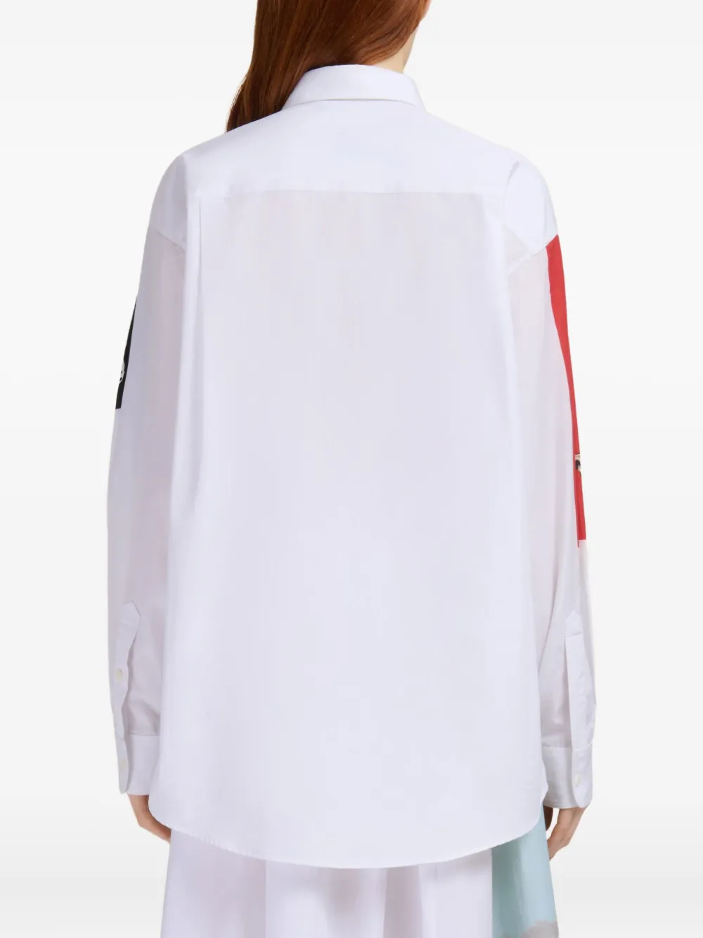 Marni Shirt met grafische print 00W01 WHITE
