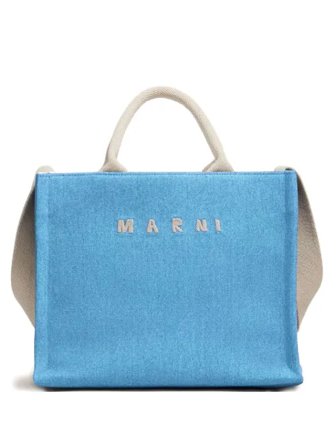 Marni small denim tote bag