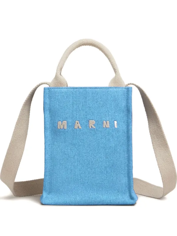 MARNI ミニデニムハンドバッグ Marni Denim ハンドバッグ ミニ | ブルー | FARFETCH JP