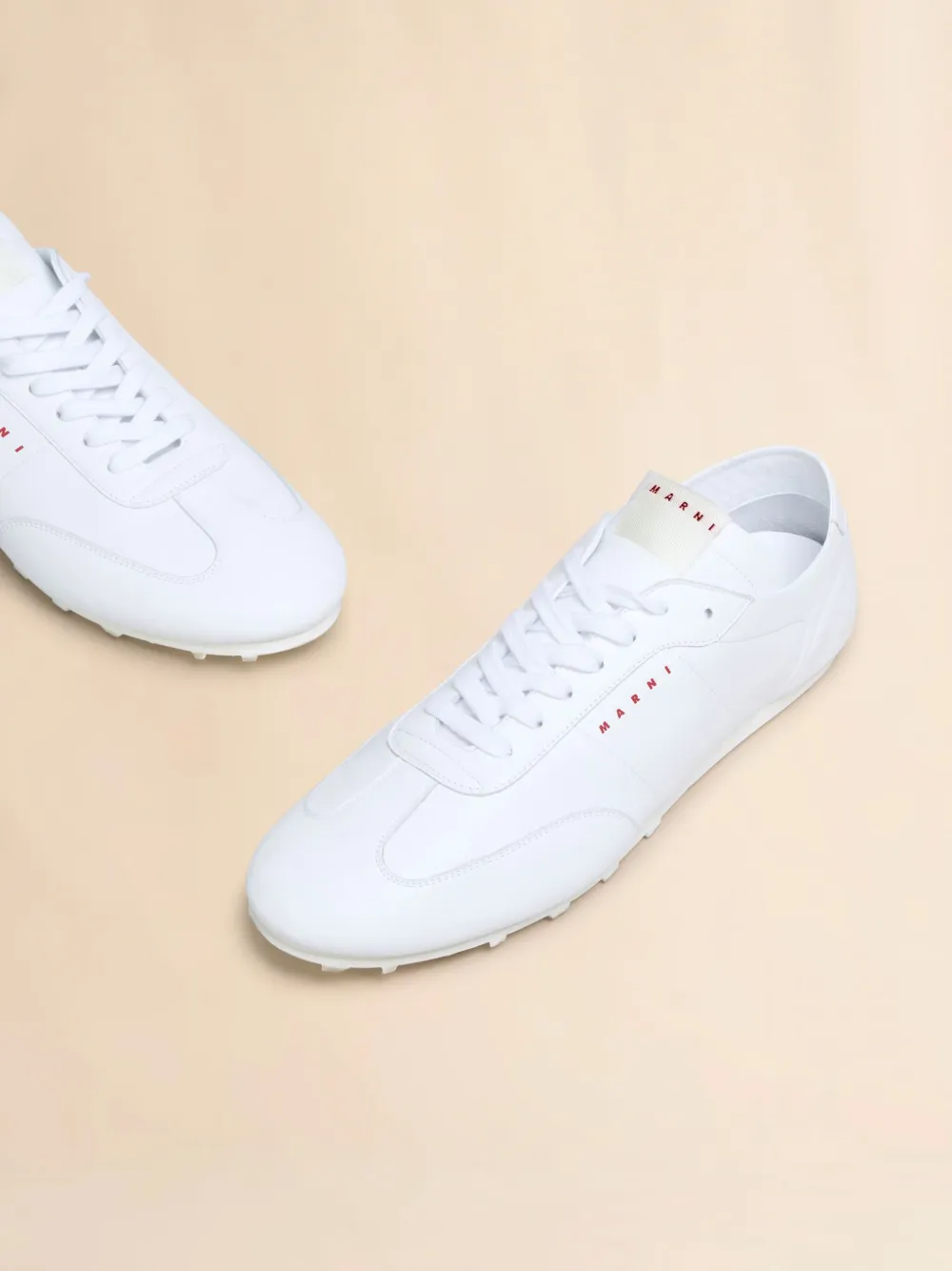 Marni lace-up trainers White