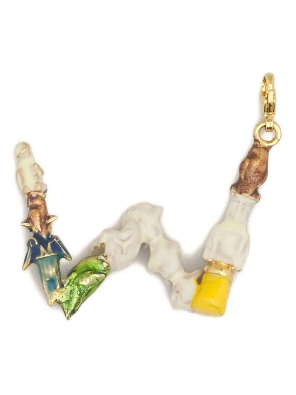 Marni Alphabet W charm - Multicolore