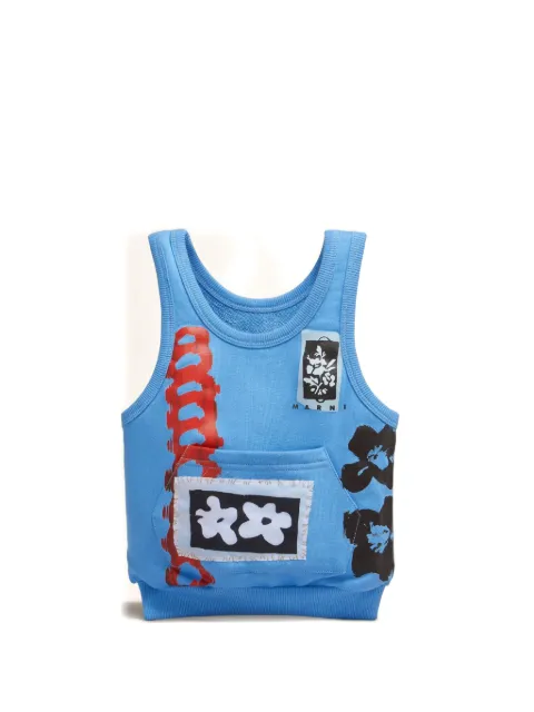 Marni graphic-print tote bag