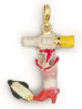 Marni Alphabet J charm - Multicolour