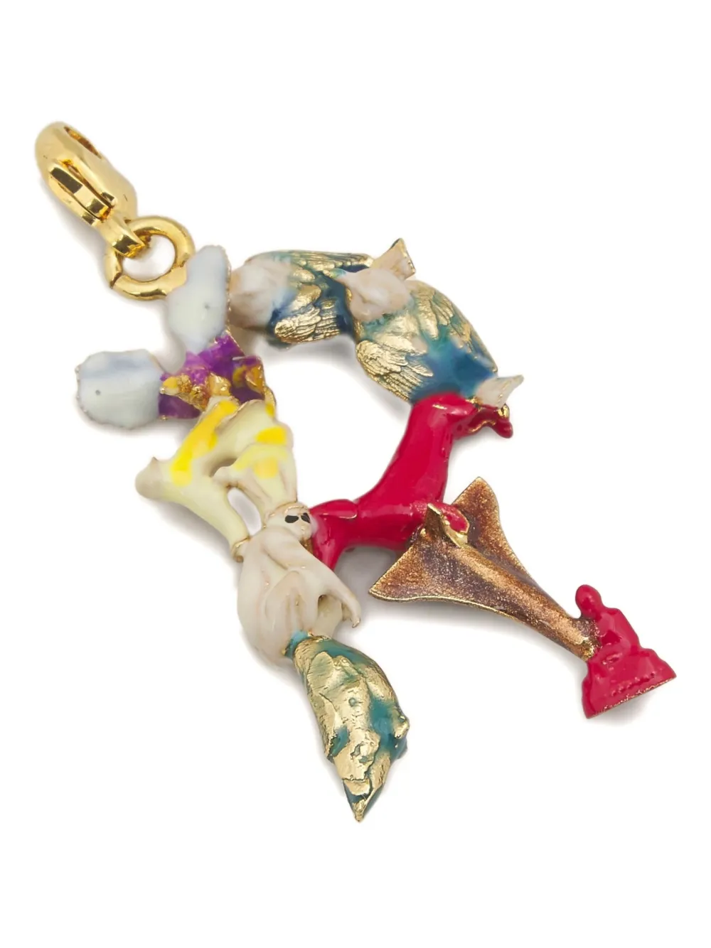 Marni enamel-charm pendant - Goud