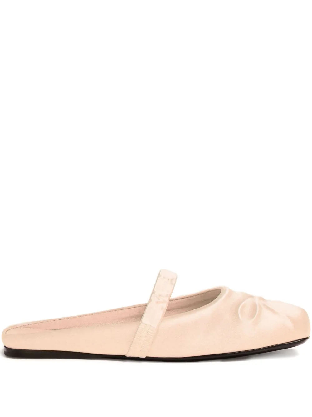 Marni bow-detail slip-on ballet flats White