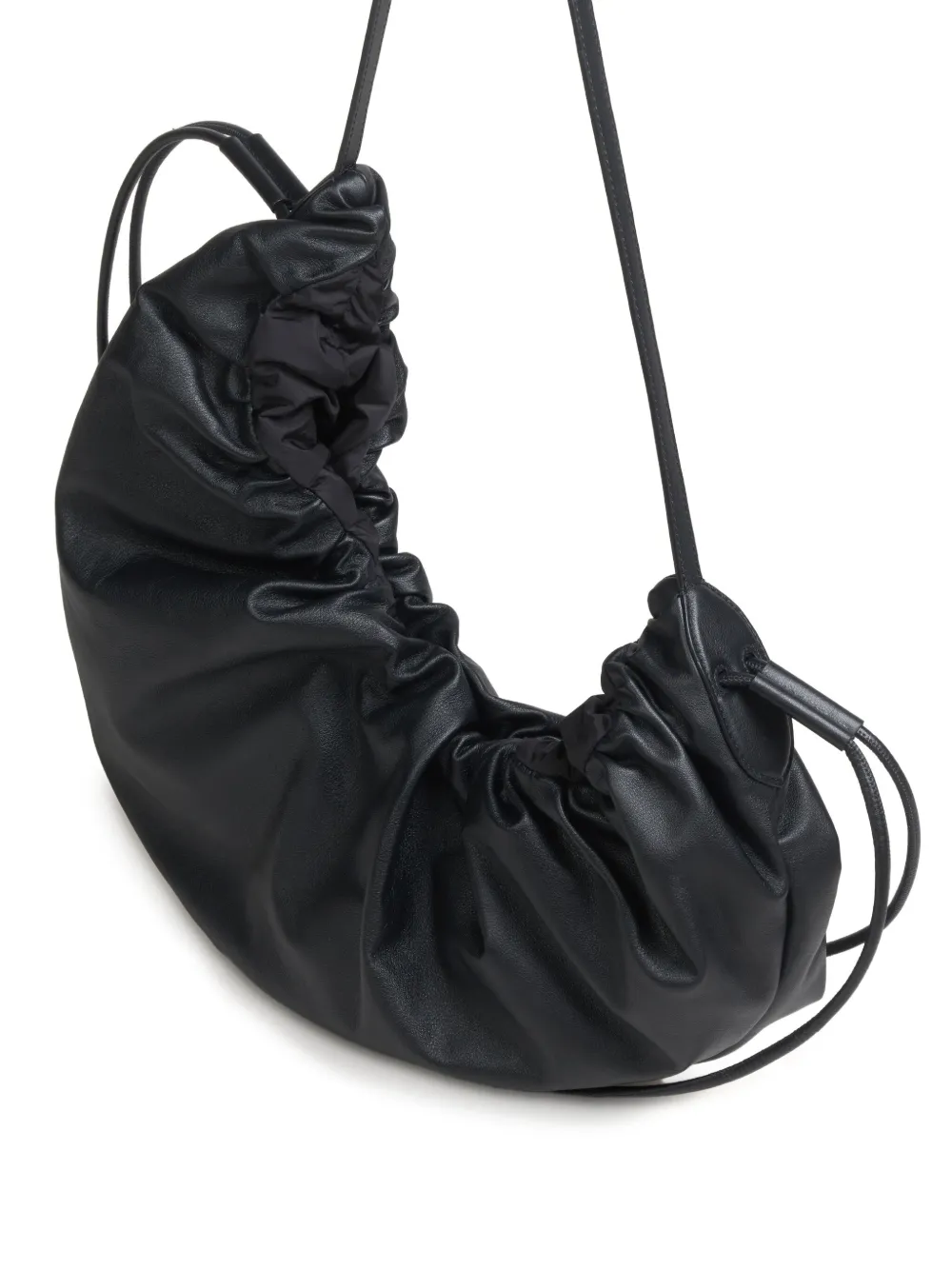 Marni Leren tas Zwart