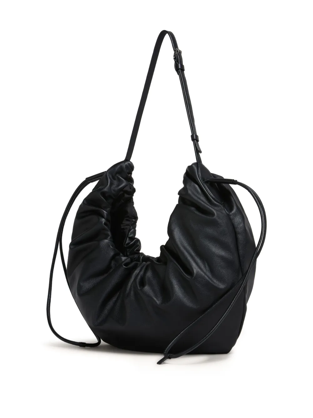Marni Leren tas Zwart