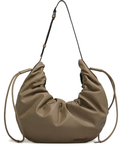 Marni Scrunchie leather shoulder bag