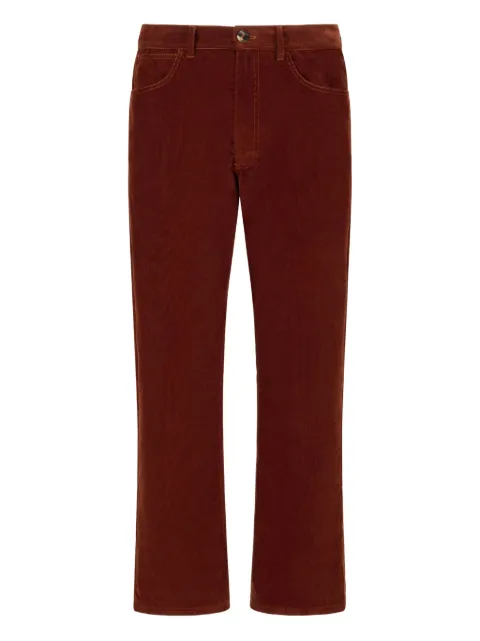 Marni cotton straight-leg trousers