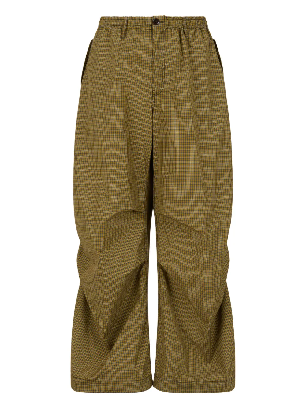 checkered trousers