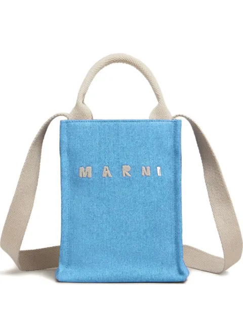 Marni small denim tote bag