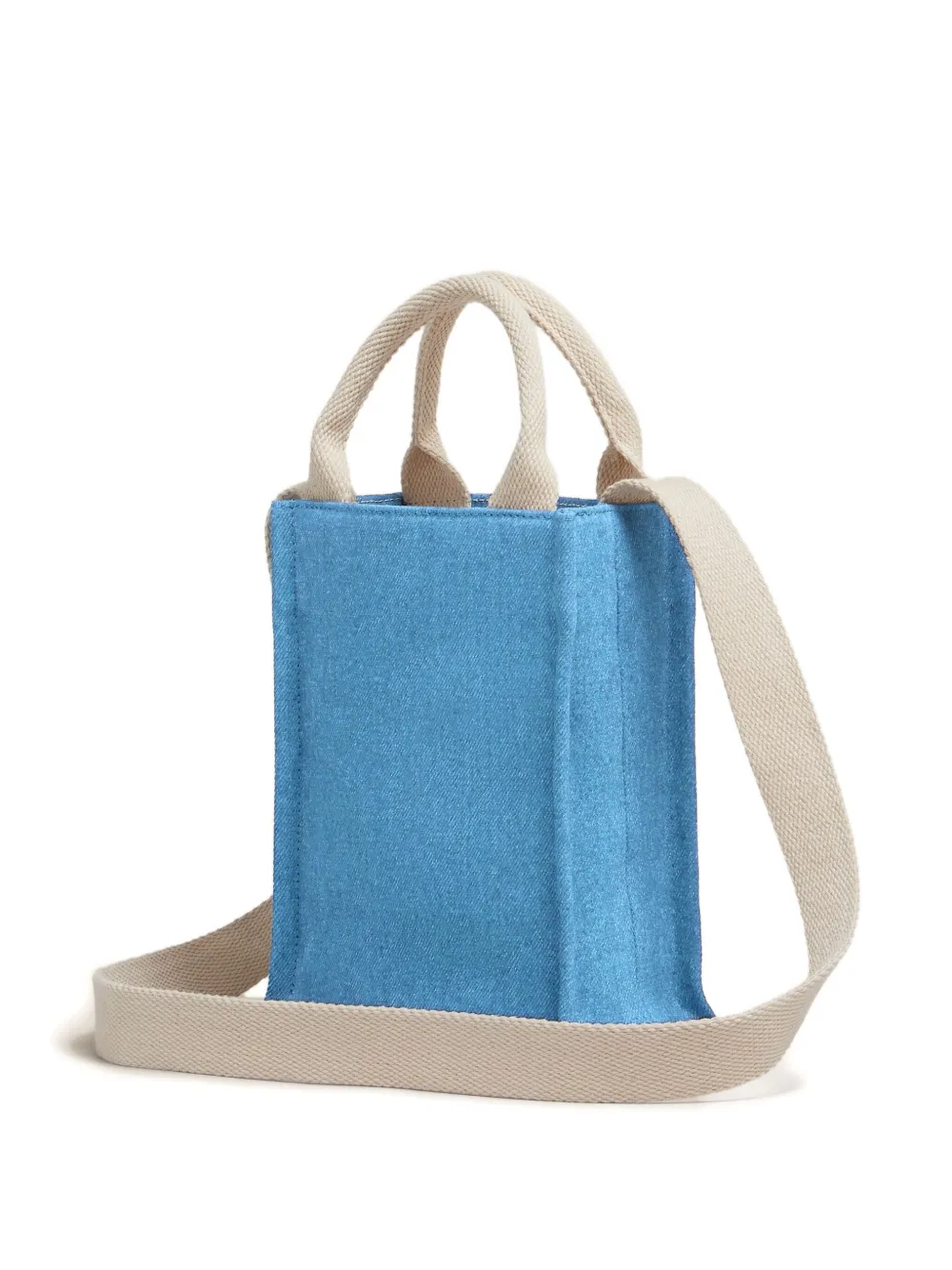 Marni small denim tote bag - Blauw