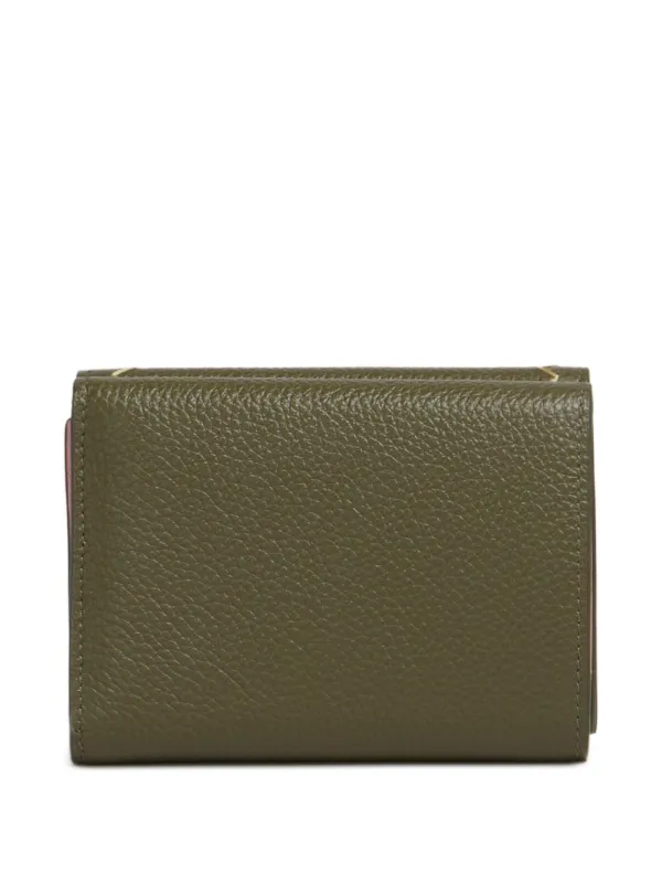 MARNI グリーン 二つ折り財布 楽天市場】マルニ MARNI 二つ折り財布 レザー カーキ×ホワイト