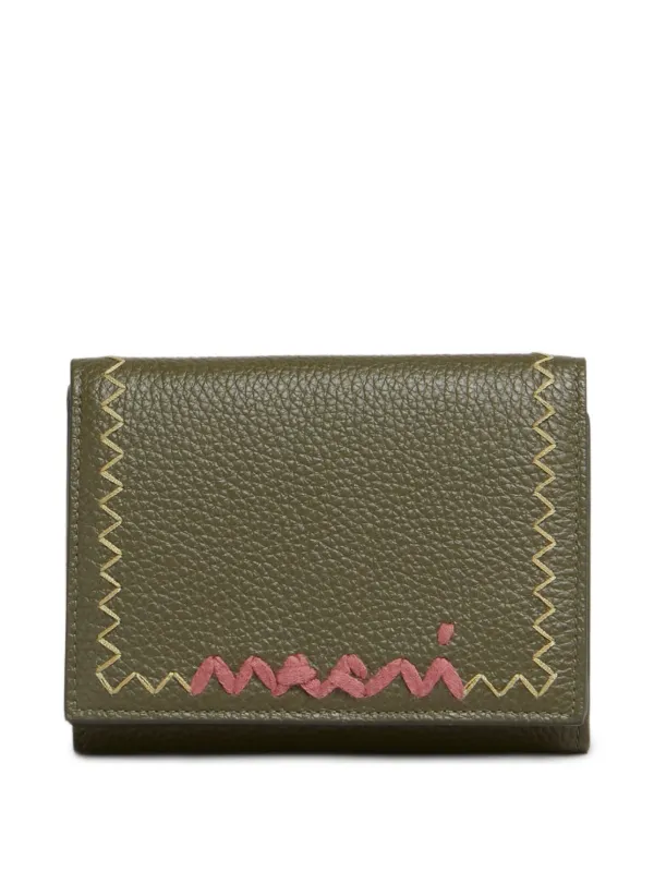 Marni 二つ折り財布 | グリーン | FARFETCH JP