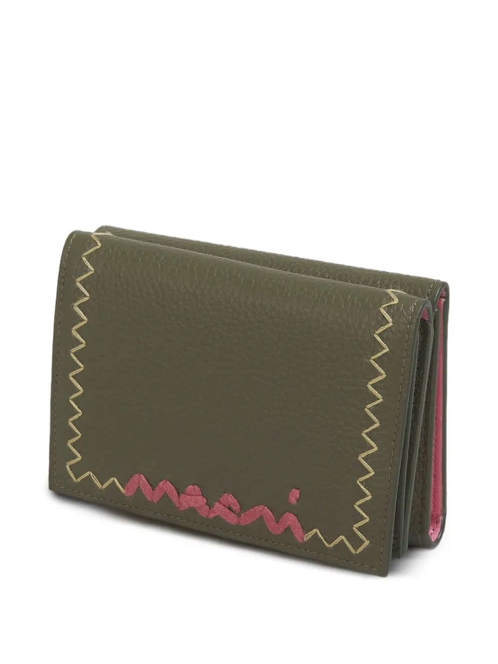 Marni textured leather bi-fold wallet | Image 2