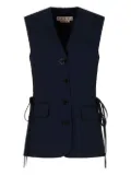 Marni sleeveless tailored vest - Blue
